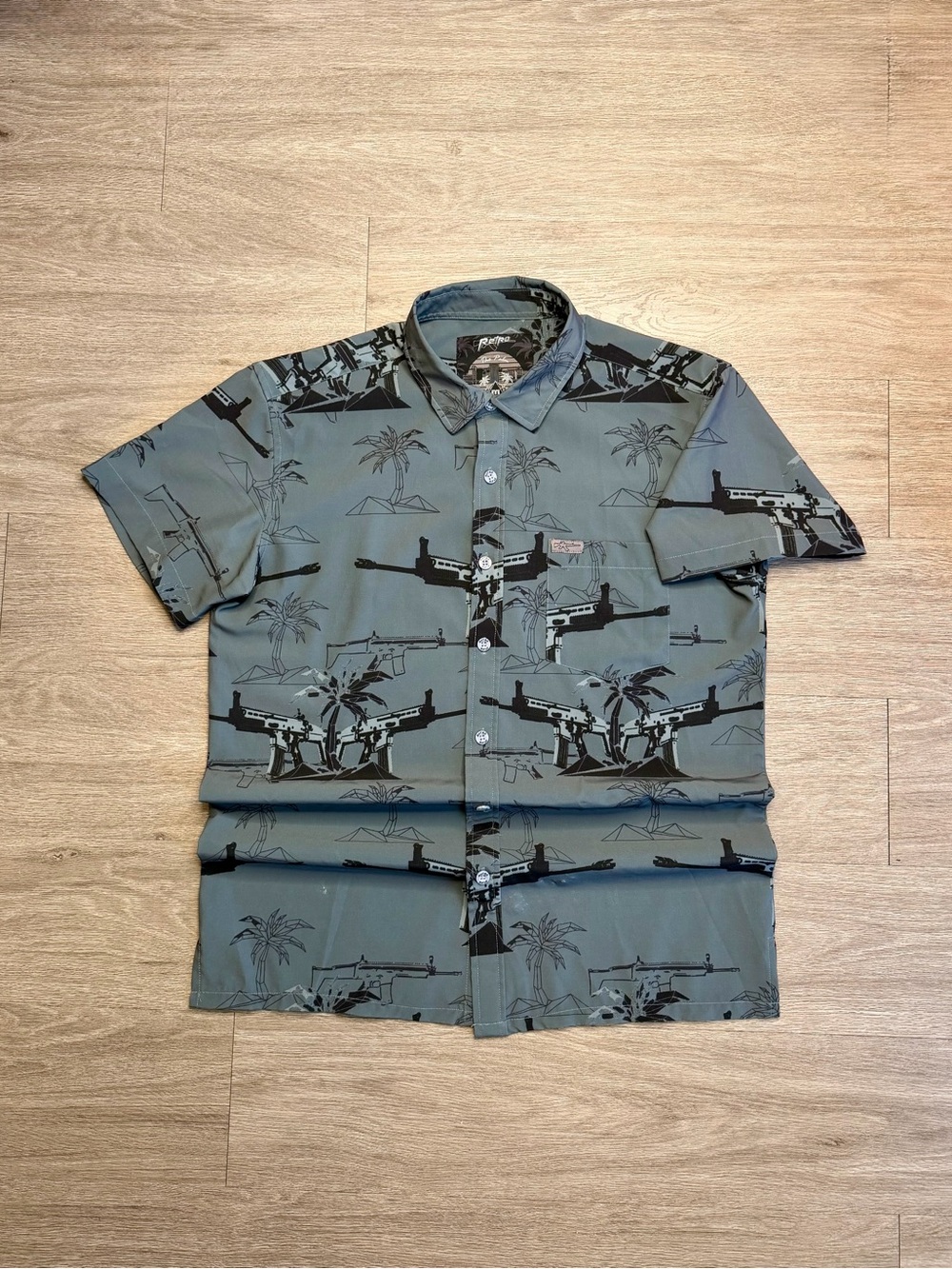 Sick Retro Rifle Button-up